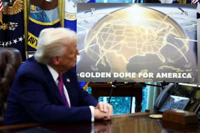 Image for Russia and China scold the United States over 'Golden Dome' plans