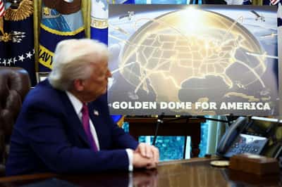 Image for Russia and China scold the United States over 'Golden Dome' plans