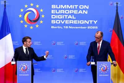 Image for Merz and Macron to discuss fate of FCAS fighter jet, industry source says