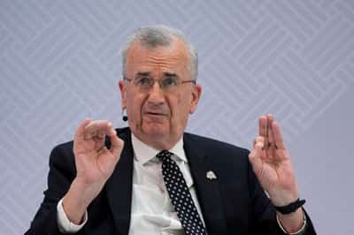 Image for Bank of France's Villeroy sees inflation returning to 2% in 2027, 2028