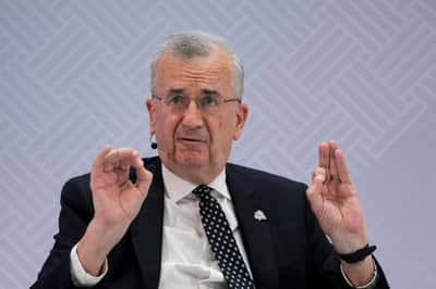 Image for Bank of France's Villeroy sees inflation returning to 2% in 2027, 2028