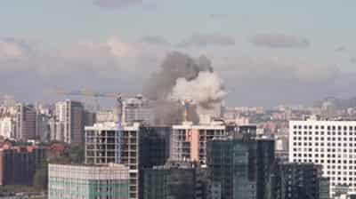 Image for Russia says strikes hit Ukrainian military-linked facilities, vessels