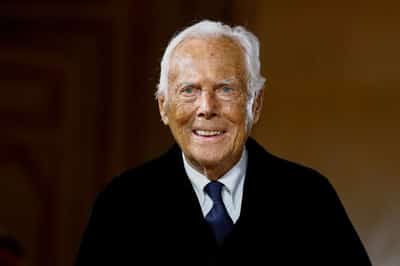 Image for Giorgio Armani sees succession as a 'gradual transfer' of responsibilities