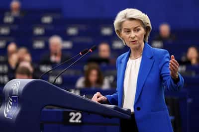 Image for EU is at a crossroads towards more independence, von der Leyen says