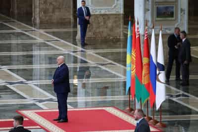 Image for Belarus frees two Catholic priests serving long jail terms after visit by Pope Leo's envoy