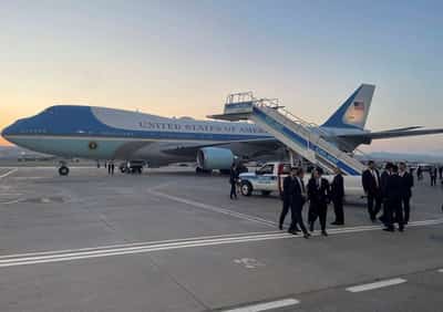Image for Credible missile threat led to secret aircraft switch for Trump, source says
