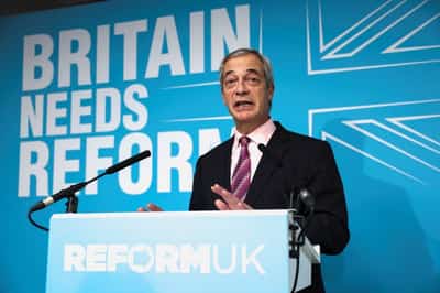 Image for Factbox-Britain's shifting political scene: defections to Nigel Farage's Reform