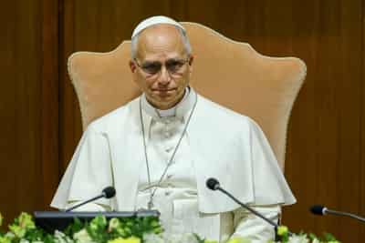 Image for Pope Leo urges world to 'slow down' on AI in fervent first manifesto