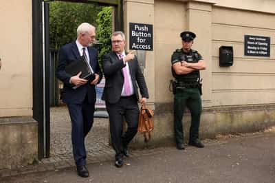 Image for Northern Ireland's Donaldson seeks to appeal convictions for child sex offences, BBC reports