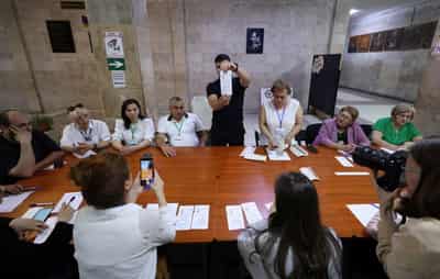 Image for Armenia's ruling party leads parliamentary vote with 57% in early results