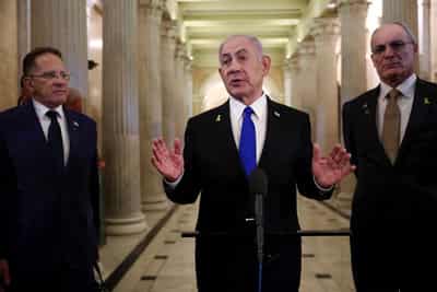 Image for Netanyahu and Trump prioritize hostages as Gaza military campaign grinds on