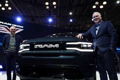Image for Stellantis unveils Ram EV pickup, to debut late in 2024, at New York auto show