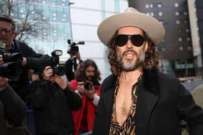 Image for UK comedian Russell Brand pleads not guilty to further rape, sex assault charges