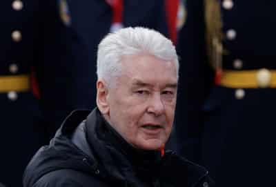 Image for Moscow mayor says air defences downed three approaching drones