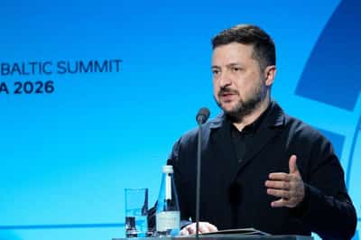 Image for Ukraine, Latvia sign drone deal, Zelenskiy says