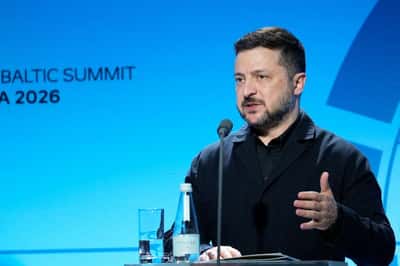 Image for Ukraine, Latvia sign drone deal, Zelenskiy says