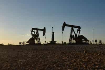 Image for U.S. crude hits one-year highs after U.S. stock drawdown