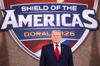 Image for Trump announces new military coalition to 'eradicate cartels' in Western Hemisphere