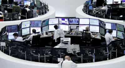 Image for Stocks, bond yields, oil fall as risk appetite fades