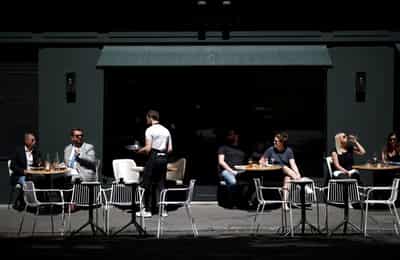 Image for Euro zone services activity slumps in April on weak demand, PMI shows