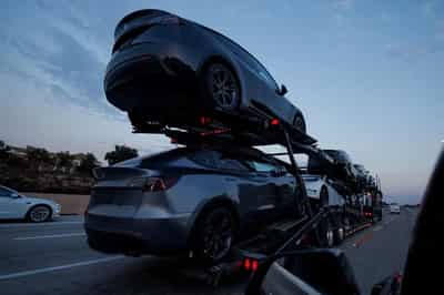 Image for Tesla allays investor fears with crucial EV growth forecast, shares jump