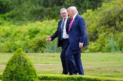 Image for Trump says 'sad to see' US-UK relationship is not what it was