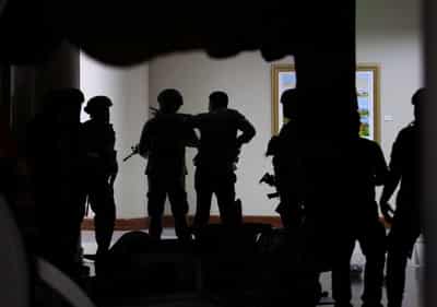 Image for Gunshots fired as chaos erupts at Philippine Senate