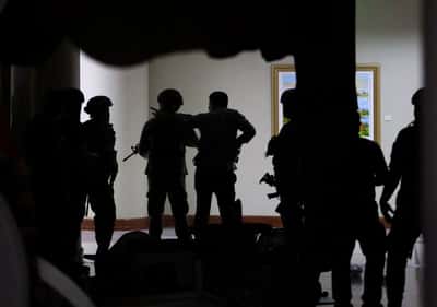 Image for Gunshots fired as chaos erupts at Philippine Senate