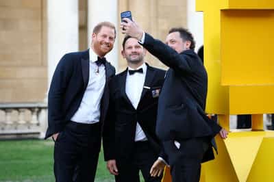 Image for Prince Harry makes first public appearances since return to UK