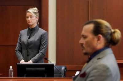 Image for Depp lawyers question Heard about knife, love notes in defamation case