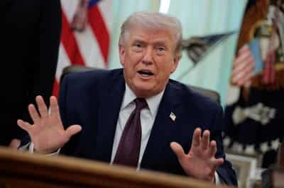 Image for Trump says he will lift tariffs and restrictions on Scotland-Kentucky whiskey ties