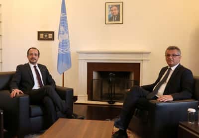 Image for UN may put Cyprus peace plan forward this year, Cypriot president says