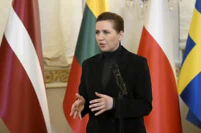 Image for Danish PM tells Trump it is up to Greenland to decide on independence