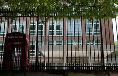 Image for British deputy ambassador in Washington has left post, UK foreign office says