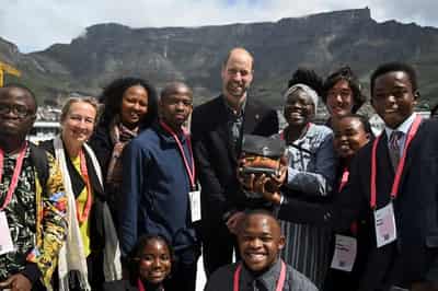 Image for UK’s Prince William begins climate-focused trip to South Africa