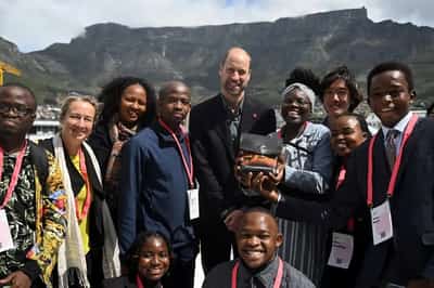 Image for UK’s Prince William begins climate-focused trip to South Africa