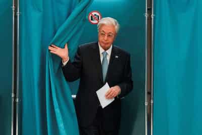 Image for New pro-presidential party wins large majority in Kazakh election, exit polls show