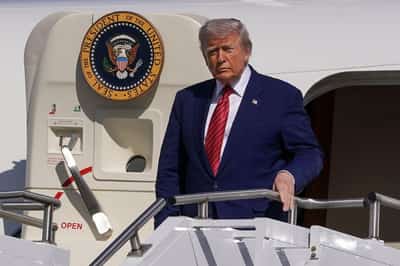 Image for Trump says Putin has 'gone absolutely CRAZY,' considering more sanctions on Russia