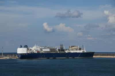 Image for Egypt confirms drone caused fire on two gas vessels at Damietta
