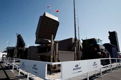 Image for Technical work ongoing with Turkey, Italy over SAMP-T air defence, Macron says
