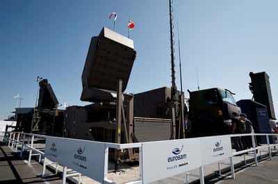 Image for Technical work ongoing with Turkey, Italy over SAMP-T air defence, Macron says
