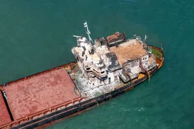 Image for Ships adopt makeshift anti-drone defences as Black Sea attacks intensify