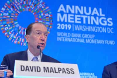 Image for G20, G7 should push private creditors to join debt relief efforts: Malpass