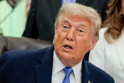 Image for Trump says US will hit Iran 'very hard,' take control of energy infrastructure