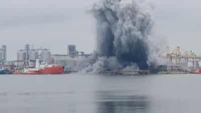 Image for Marine drone self-detonates in Romanian Black Sea port, defence ministry says