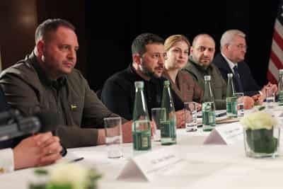 Image for Zelenskiy meets U.S. Vice President Vance, says source in Ukrainian delegation
