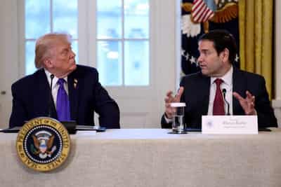 Image for Trump says he will be involved indirectly in Iran talks