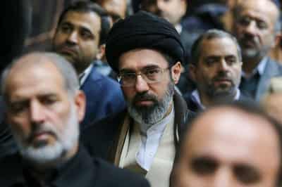 Image for Iran's supreme leader, in first remarks, vows to avenge martyrs, keep strait closed