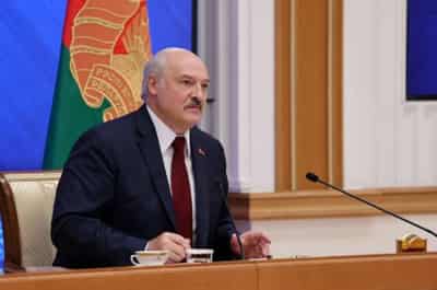 Image for Defiant Belarus leader shrugs off sanctions, says athlete was &#8216;manipulated&#8217;