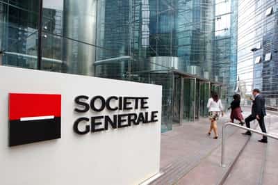 Image for European bank shares fall as bond yields surge, spreads widen